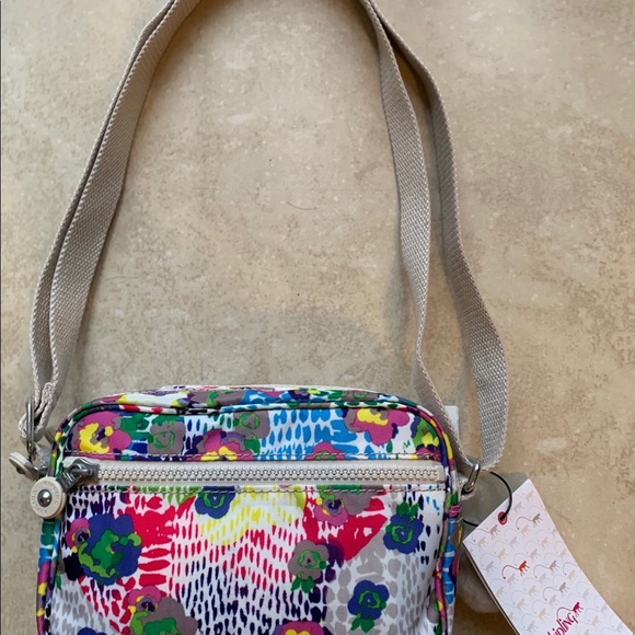 Floral Design Kipling Crossbody Bag - Picture 3 of 3